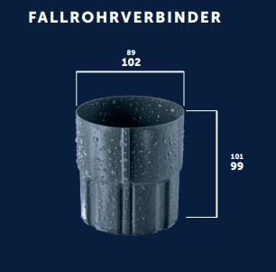 FALLROHR-MUFFE, 87MM
