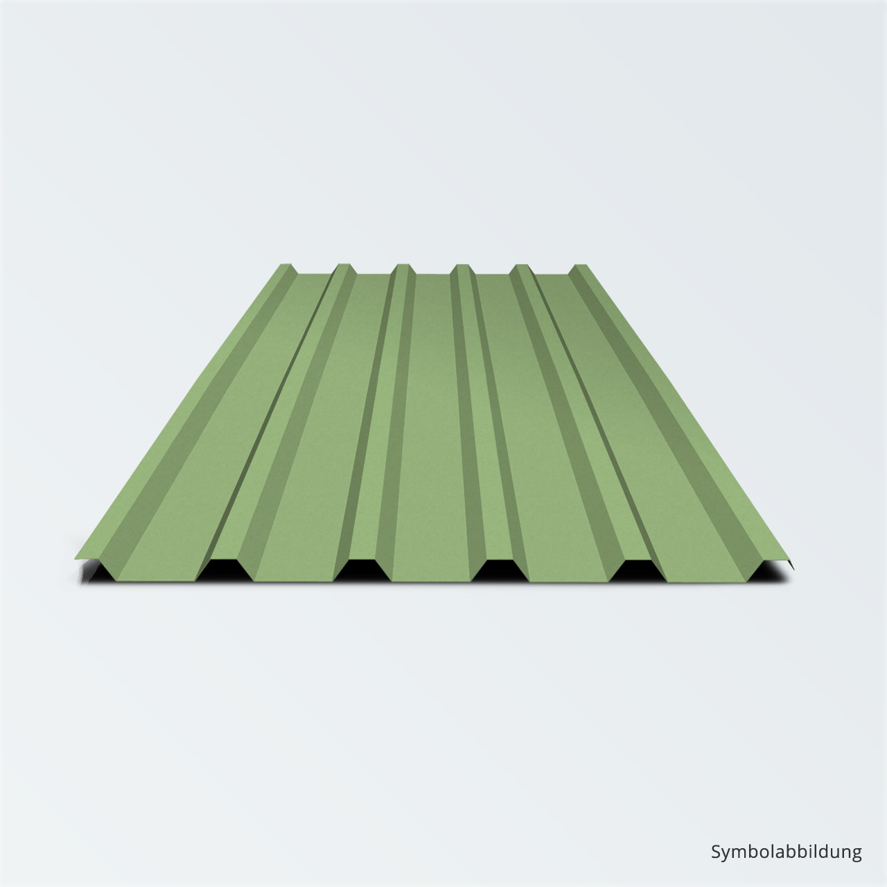 TRAPEZBLECH PROFIL 35.207 0,75MM BLASSGRÜN 8,00M