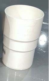 FALLROHRMUFFE WEISS