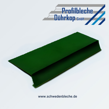 TRAUFBLECH 120/70 MOOSGRÜN