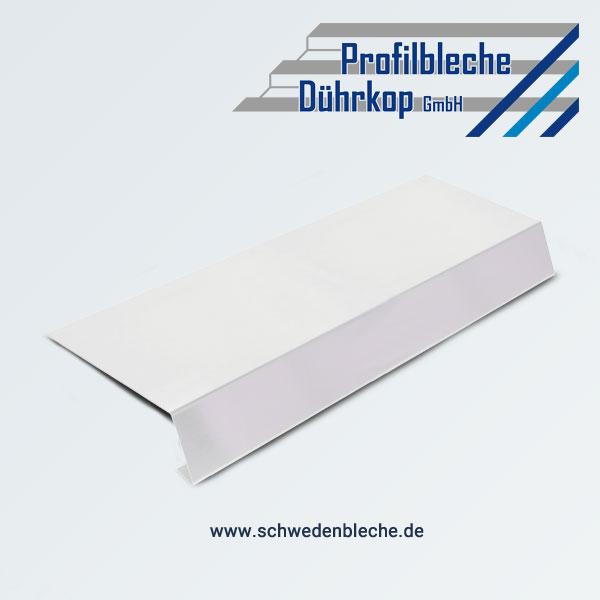TRAUFBLECH 120/70 WEISSGRAU