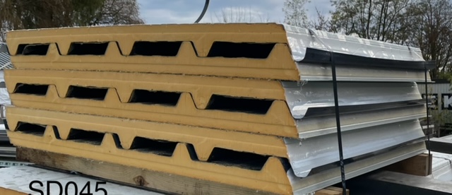 SD045 SANDWICH DACH 40 MM ANTHRAZIT 6 X 0,88 M