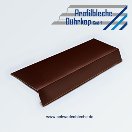 TRAUFBLECH 120/70 SCHOKOBRAUN