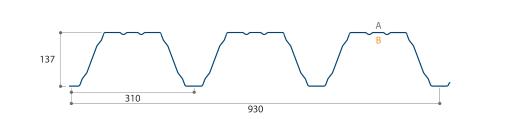 2. WAHL SONDERPOSTEN HOCHPROFIL TRAGSCHALE PROFIL 137.310 ANTHRAZIT 11,00M