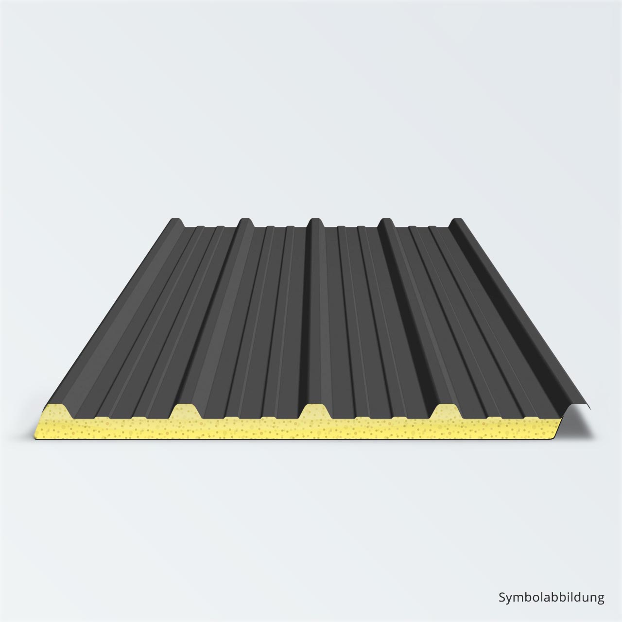 SANDWICH DACHPANEELE PROFIL 33/250 ANTHRAZIT 4,10M