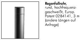 K. Fallrohr verzinkt