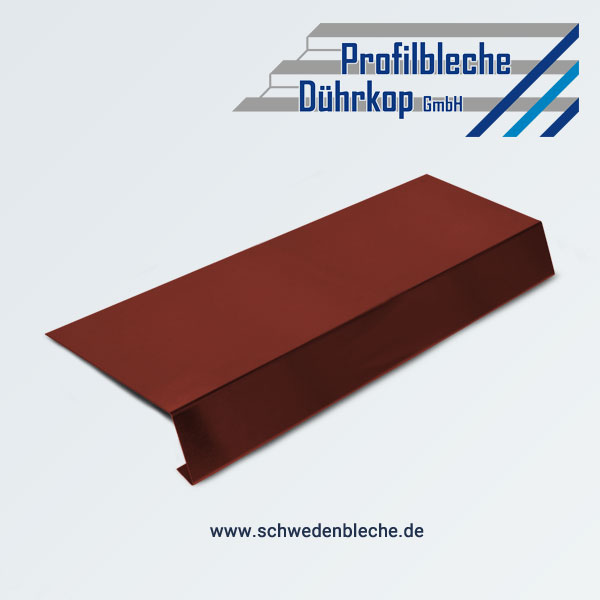 TRAUFBLECH 120/70 ROTBRAUN